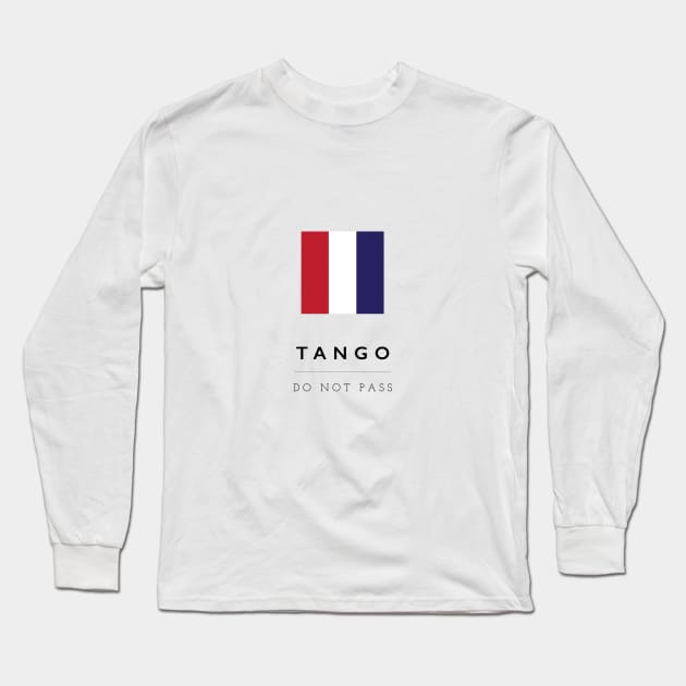 Tango: ICS Flag Semaphore Long Sleeve T-Shirt by calebfaires